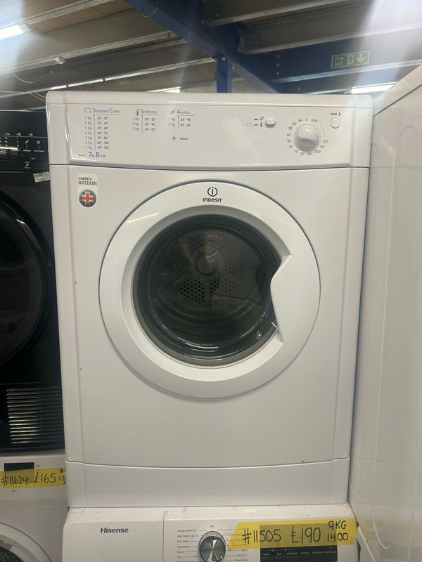 Indesit IDV75 7kg Vented Dryer White