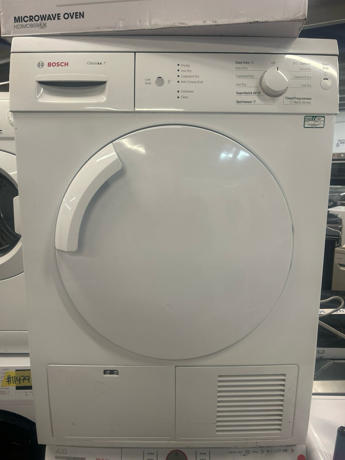 Bosch 8KG Condenser Dryer White
