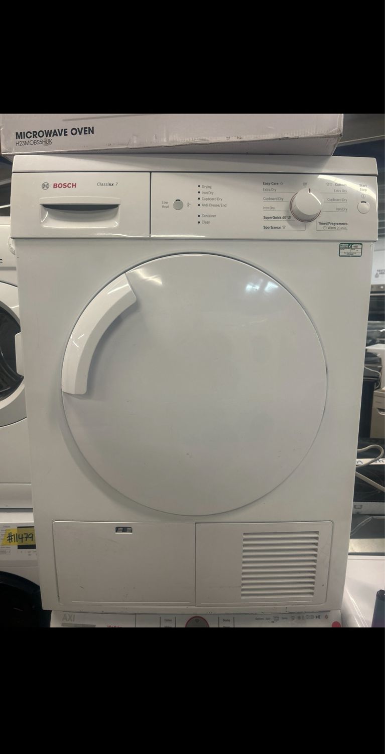 Bosch Classixx 7 7KG Condenser Dryer White