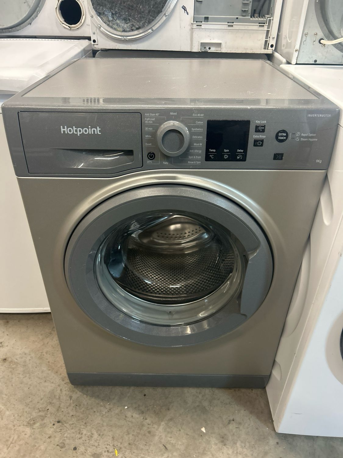 Hotpoint 9kg 1400rpm Washing Machine Grey