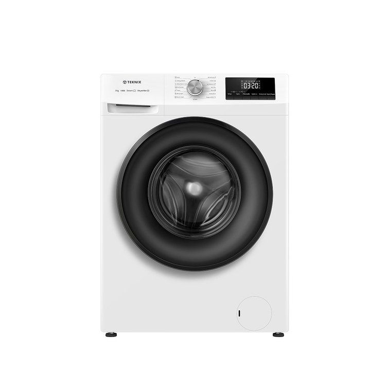 #Teknix TK2W814HW 8kg 1400rpm Washing Machine White Brand New