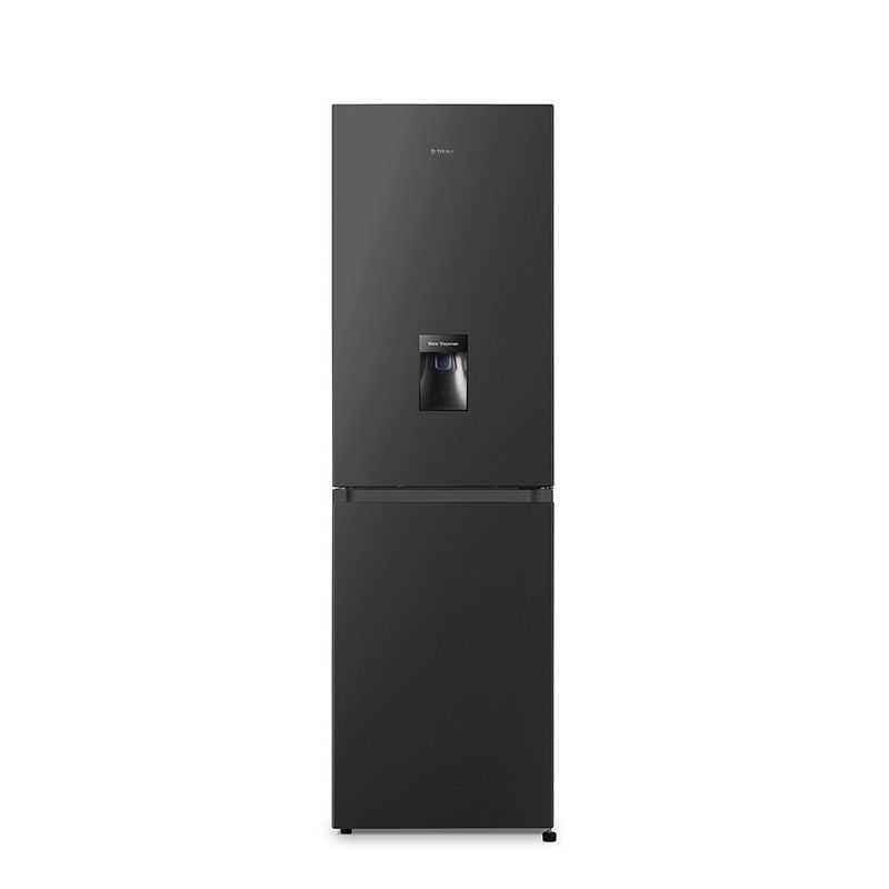 #Teknix FFH1825WB/E Fridge Freezer Water Dispenser Black H182cm W55cm Brand New-