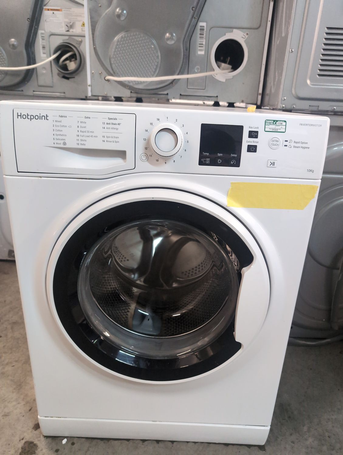 Hotpoint 10kg Load 1400 Spin Washing Machine White