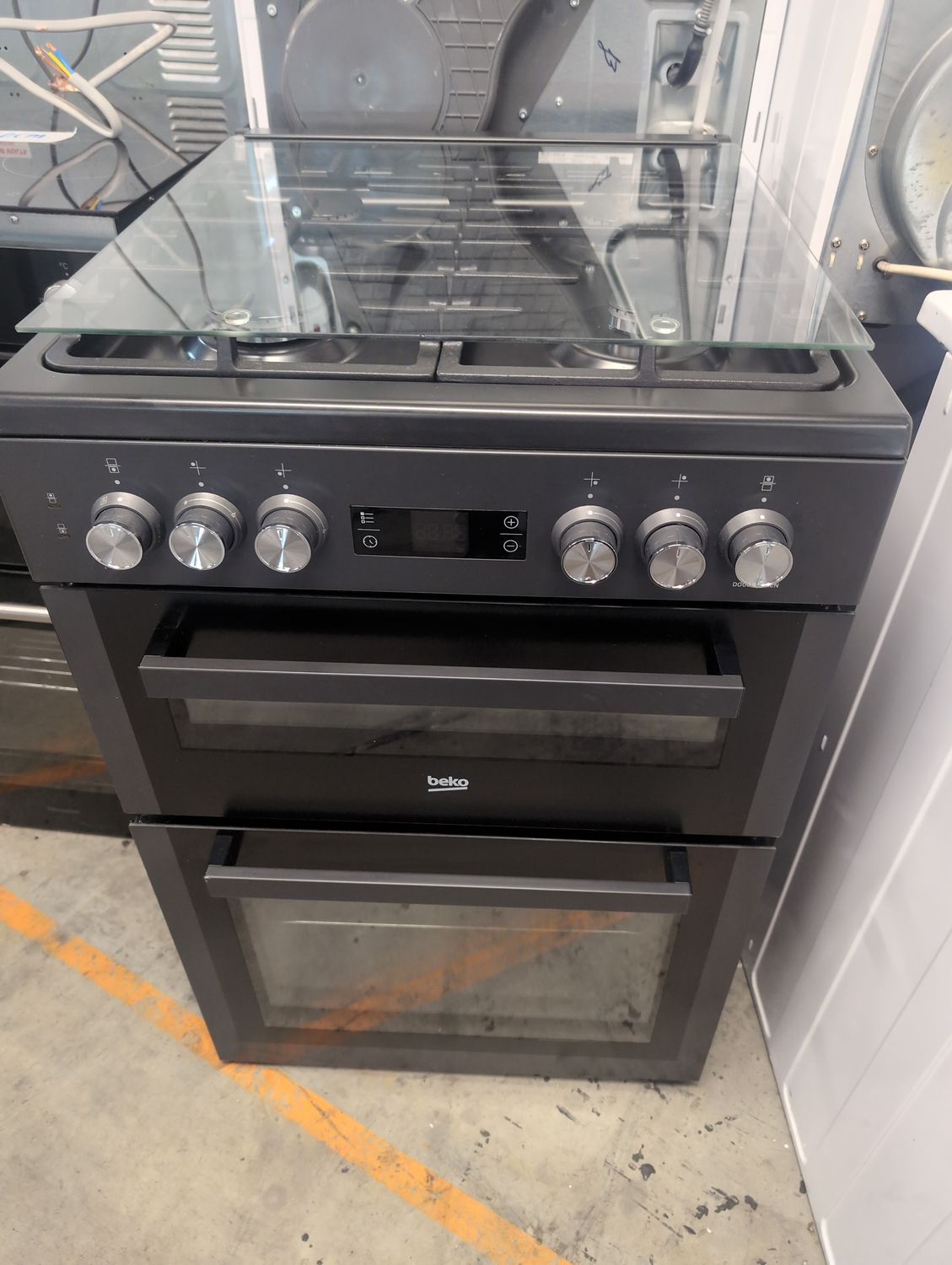 Beko XDDF655T Dual Fuel 60cm Gas Cooker Black