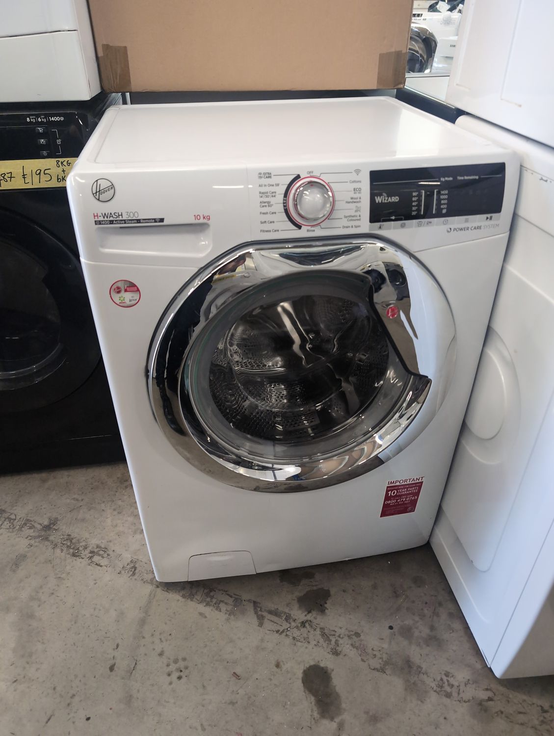Hoover 10kg 1400rpm Washing Machine White