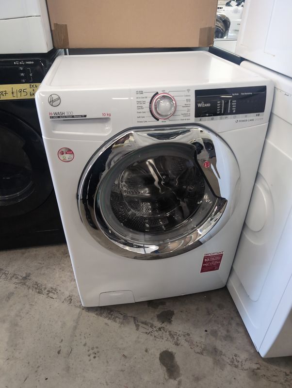 Hoover 10kg 1400rpm Washing Machine White