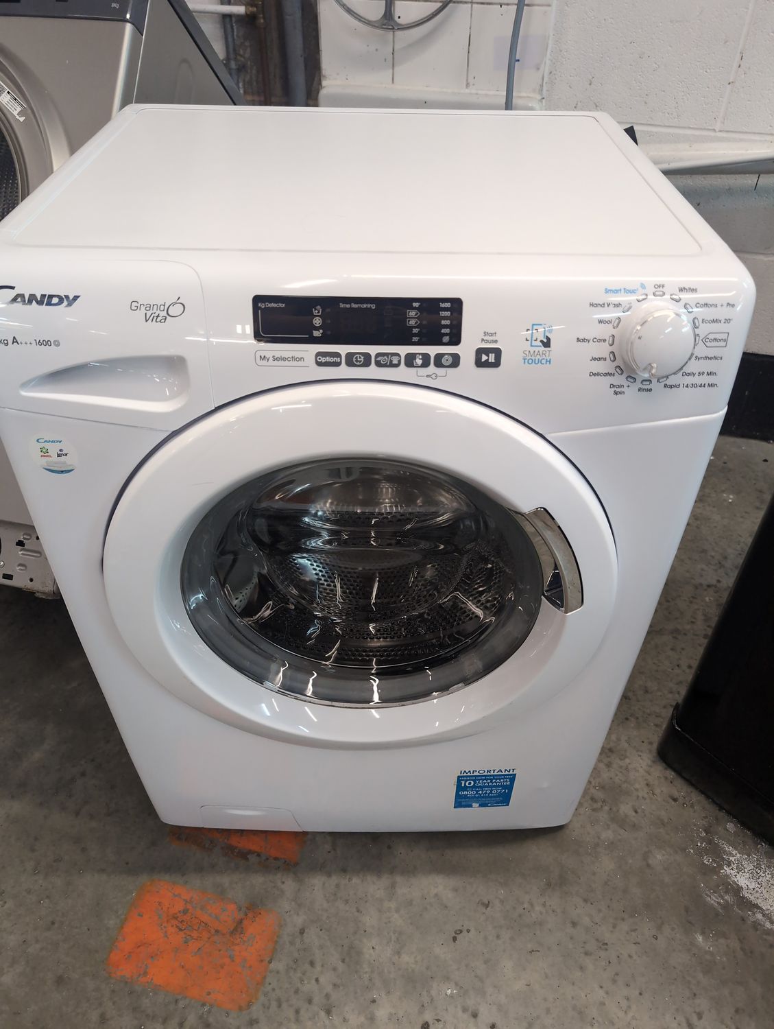 Candy GVS168D3-80 8kg 1600 Spin Washing Machine White Refurbished