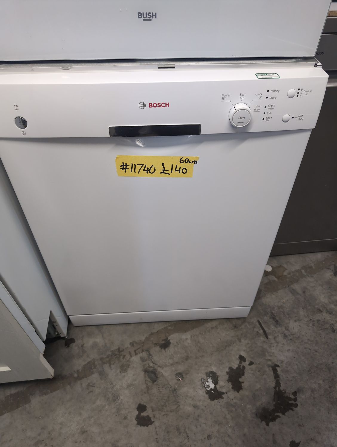 Bosch 60cm Freestanding Full Size Dishwasher White