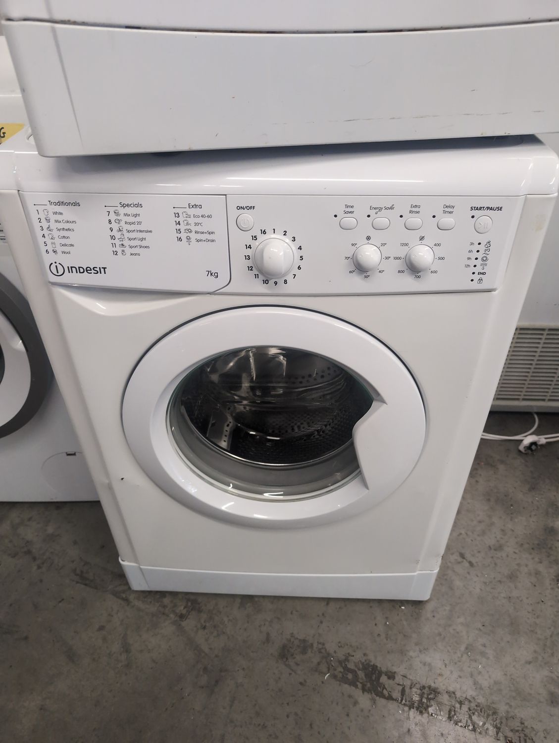 Indesit 7KG 1200rpm Washing Machine White