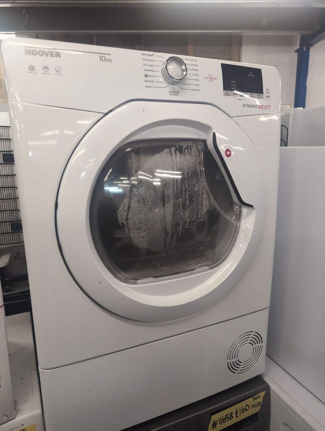 Hoover 10kg Condenser TANK IN DOOR Dryer White