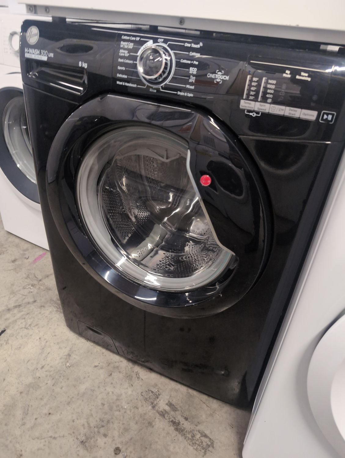 Hoover H3W482DBBE 8kg 1400 Spin Washing Machine Black Refurbished