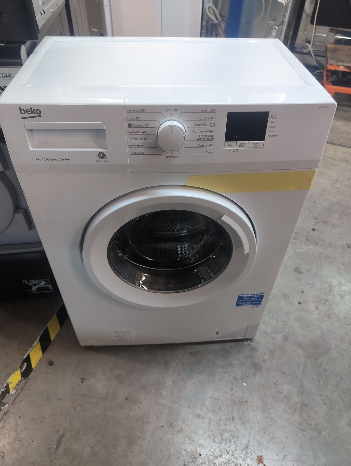 Beko 6KG 1200rpm Washing Machine White
