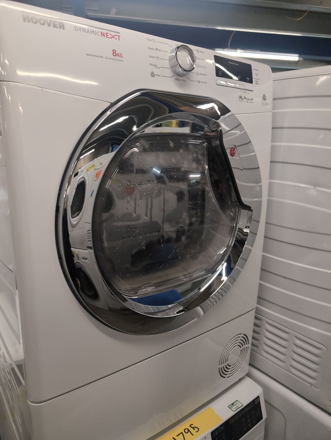 Hoover DNCD81BC-80 8KG Condenser Dryer White