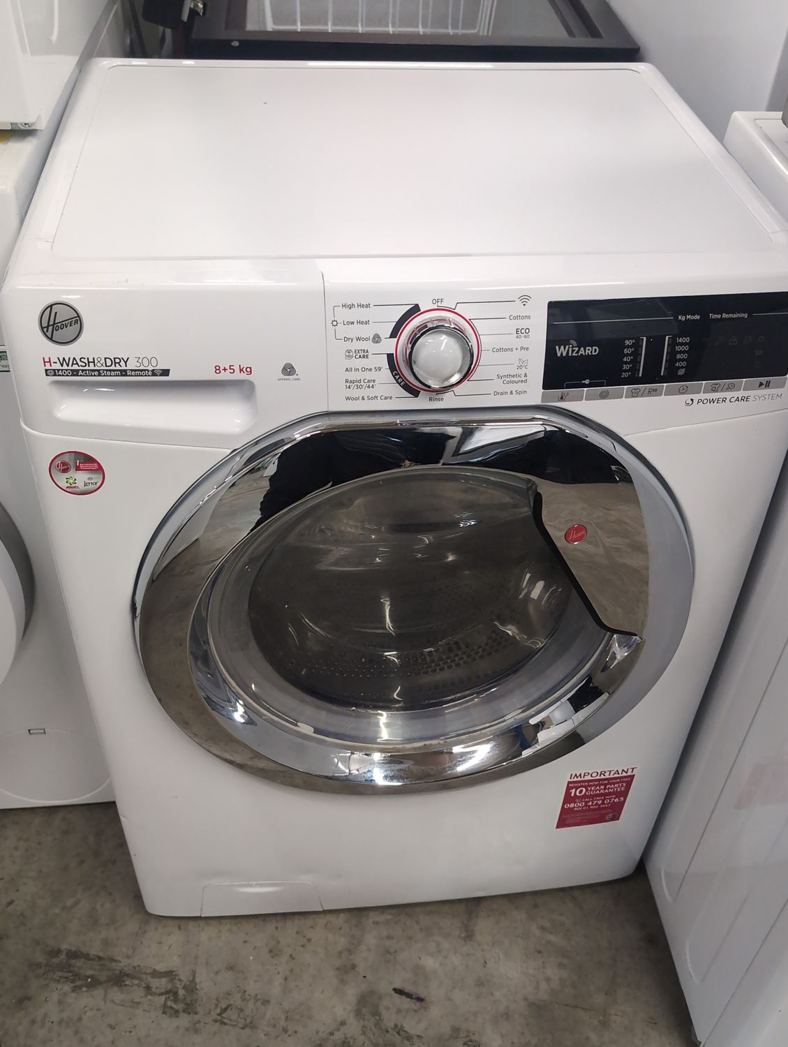 Hoover H3DS4855TACE-80 8+5kg 1400Spin Washer Dryer White Refurbished