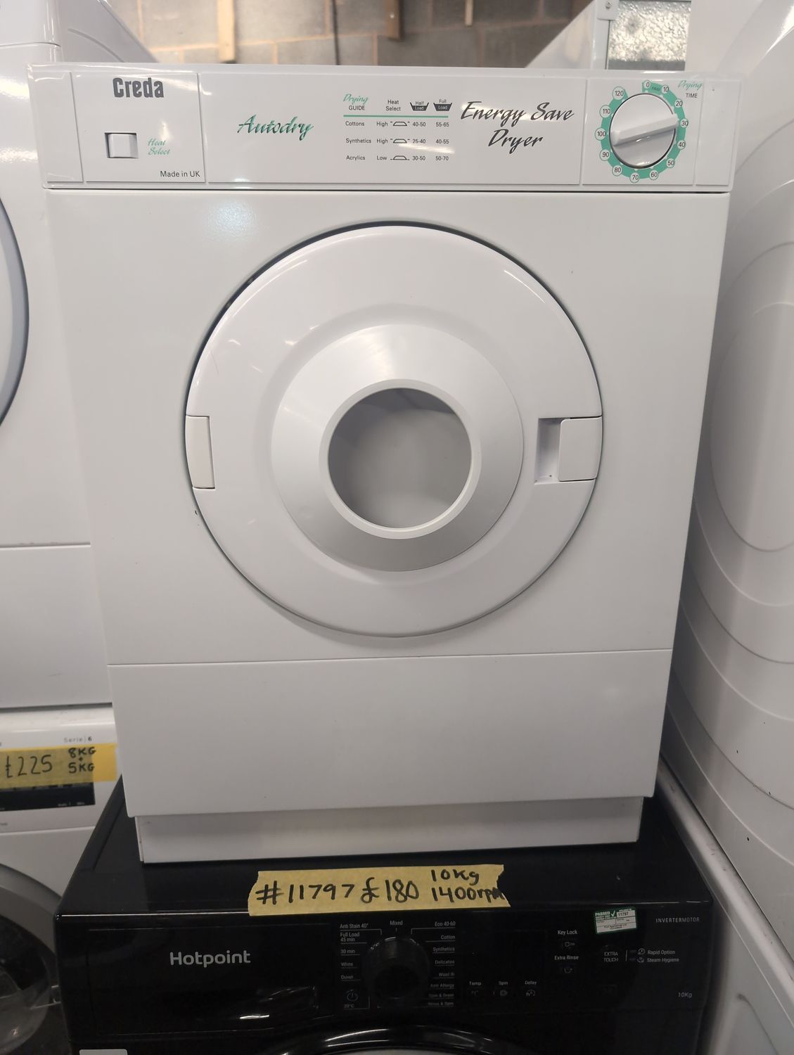 Creda 37381 3KG Compact Tumble Dryer White