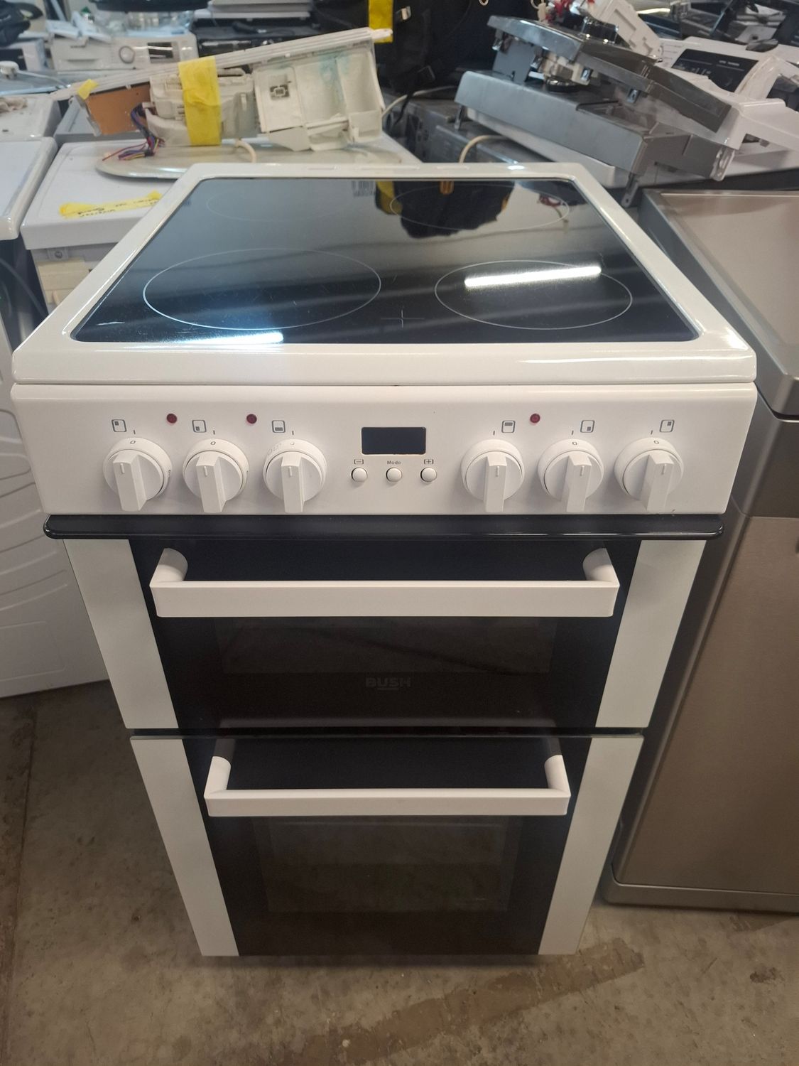 Bush DHBETC50C 50cm Electric Cooker White