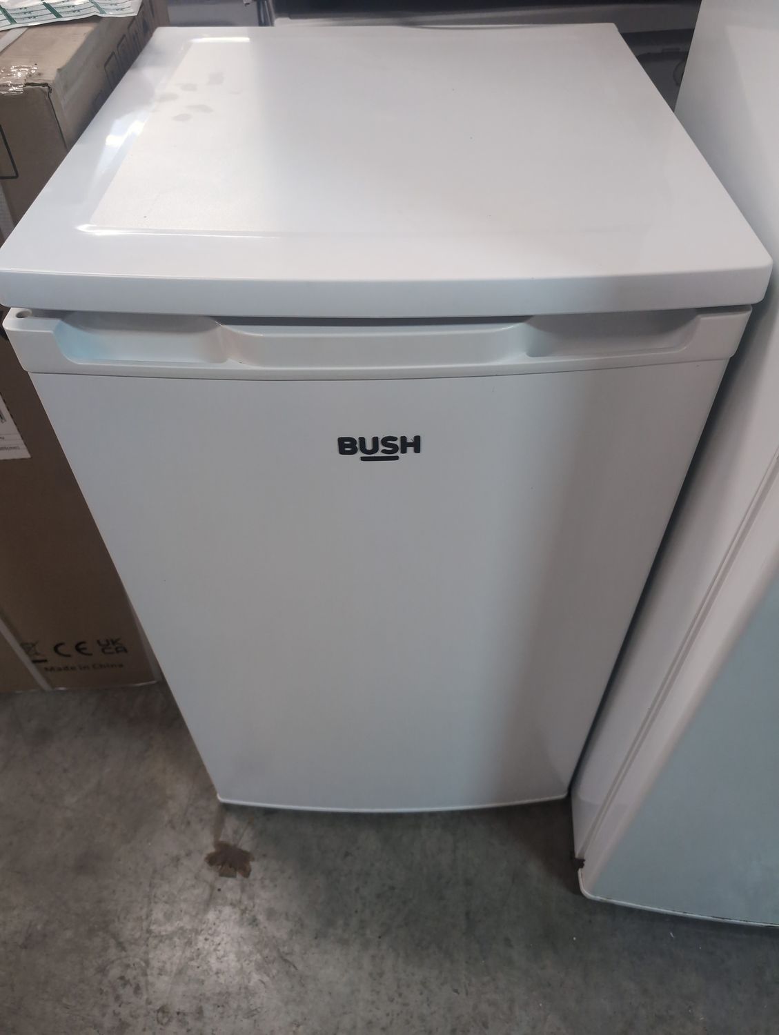 Bush M5085UCF 50cm Under Counter Fridge White
