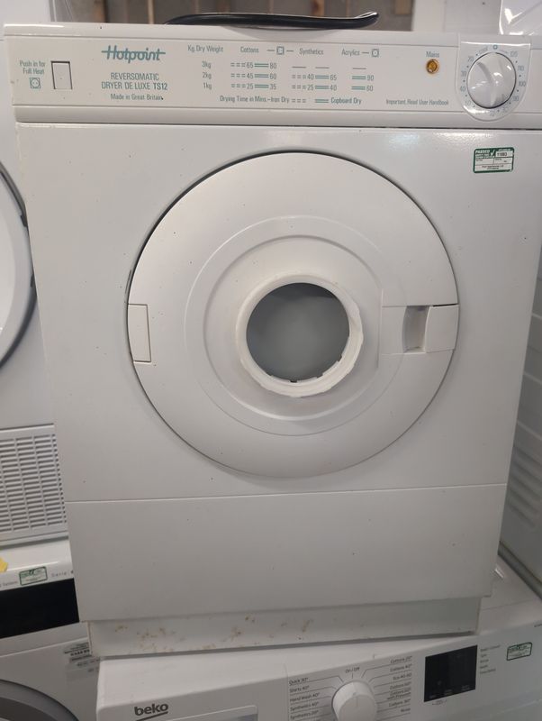 Hotpoint TS12P 3KG Compact Tumble Dryer White