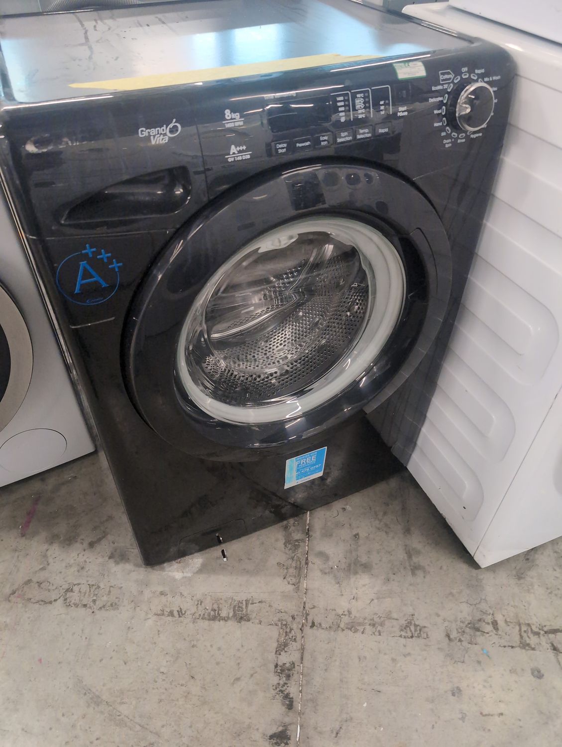Candy GV148D3B 8kg 1400 Spin Washing Machine Black