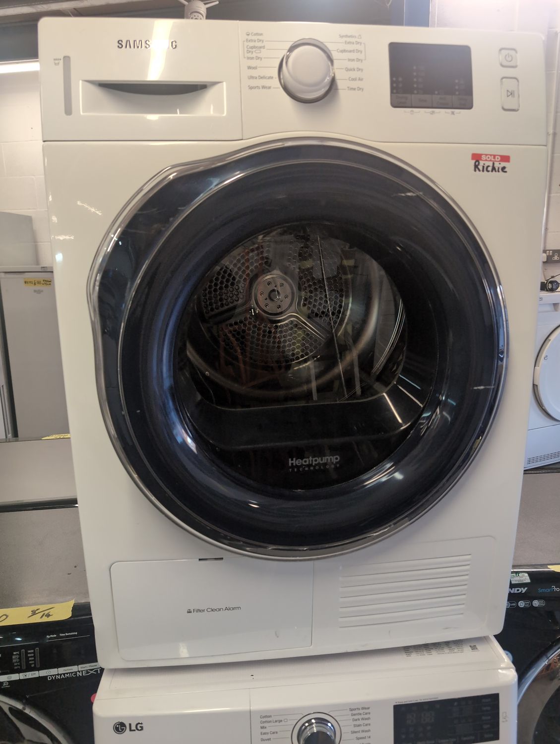 Samsung DV90K6000CW 9kg Heat Pump Condenser Dryer White