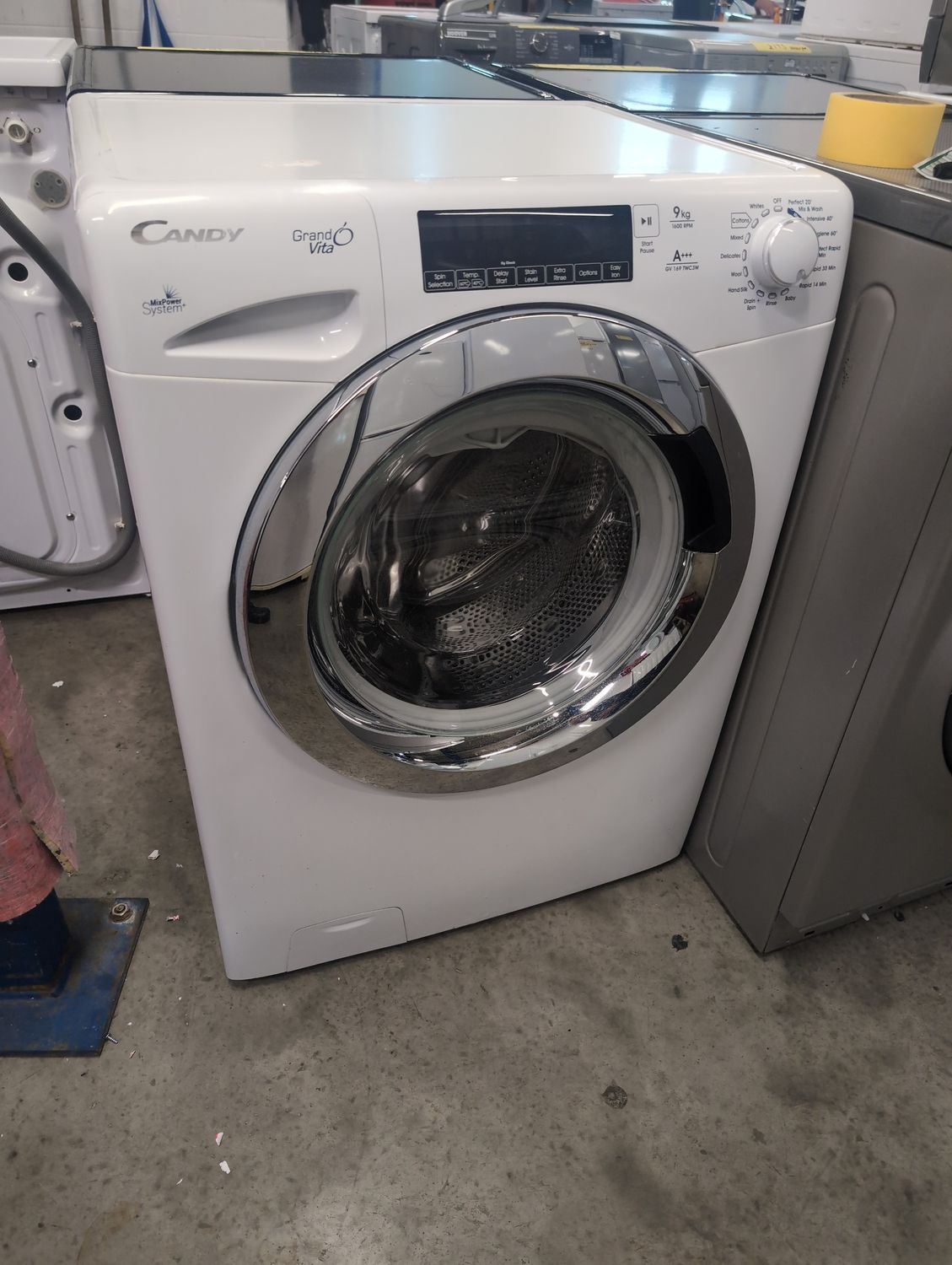 Candy GV169TWC3W/1-80 9kg 1600 Spin Washing Machine White Refurbished