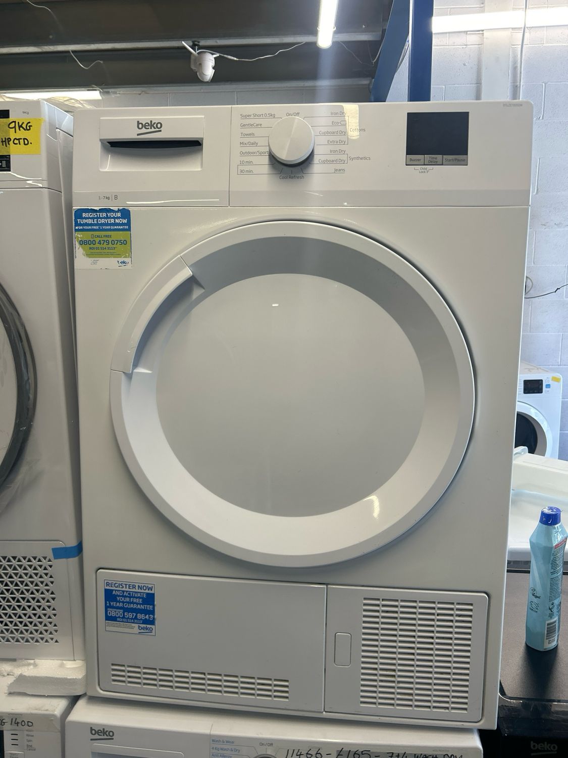 Beko DTLCE70051W 7KG Condenser Dryer White