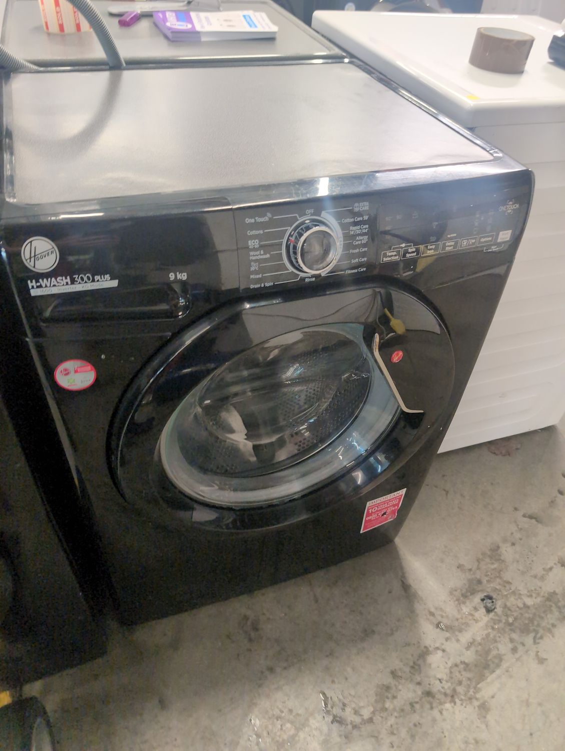 Hoover H3W69TMBBE/1-80 9kg 1600rpm Washing Machine Black