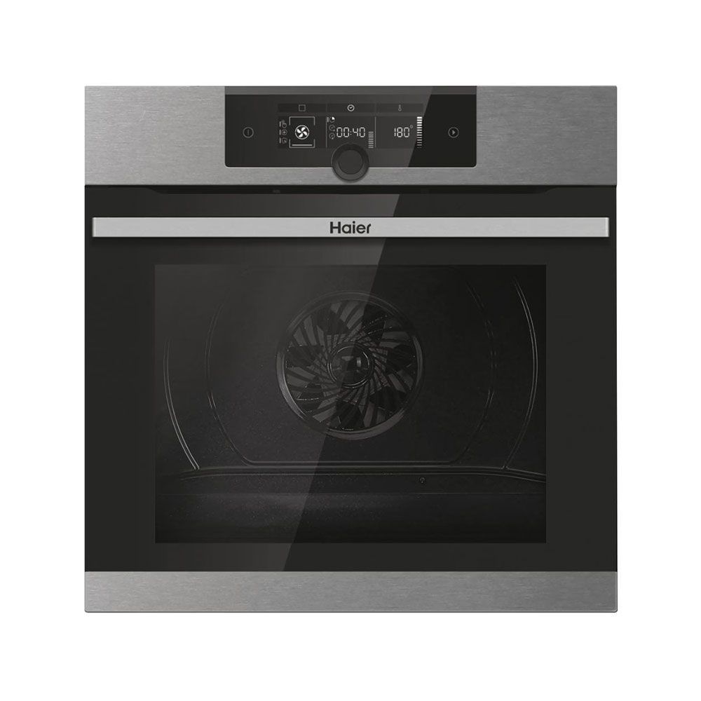 #Haier HWO60SM2F9XH Built In 60cm Single Oven Pyro Stainless Steel Brand New