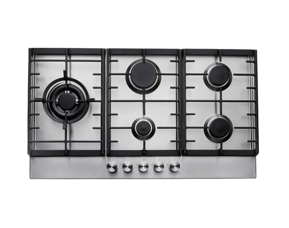 #Teknix SCGH91X Gas Hob 90cm Stainless Steel Brand New