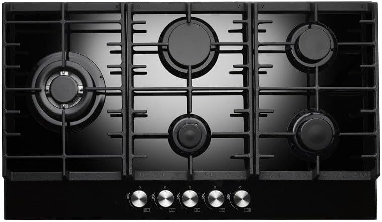 #Teknix SCGH91B Gas Hob 90cm Black Brand New