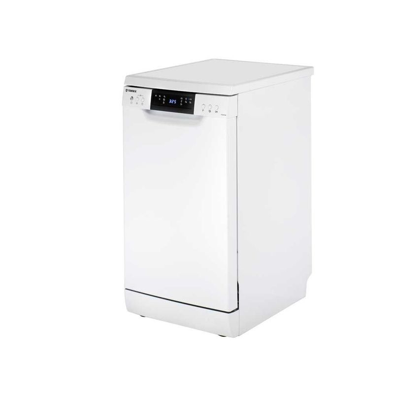 #Teknix TFD455W 45cm Freestanding Slimline Dishwasher White Brand New