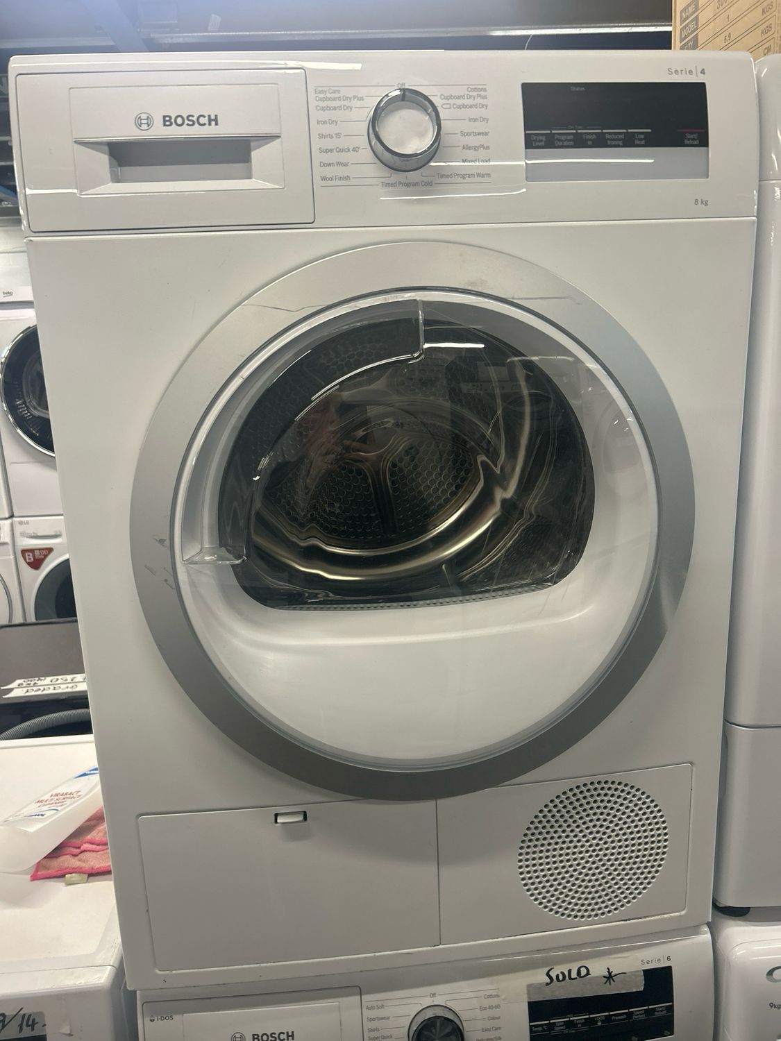 Bosch Serie 4 WTN85251GB 8kg Condenser Dryer White