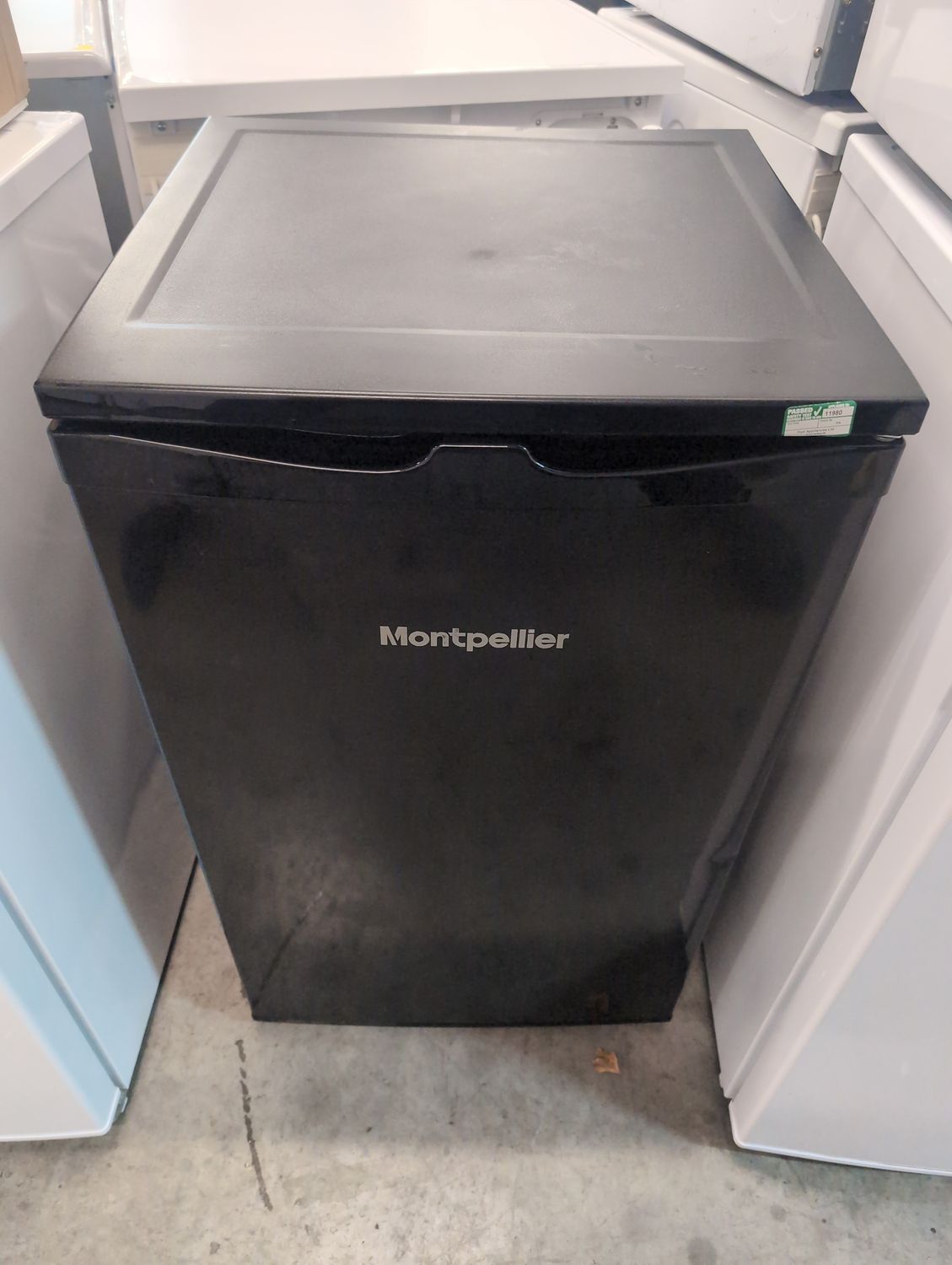 Montpellier MZF48BK 48cm Under Counter Freezer Black