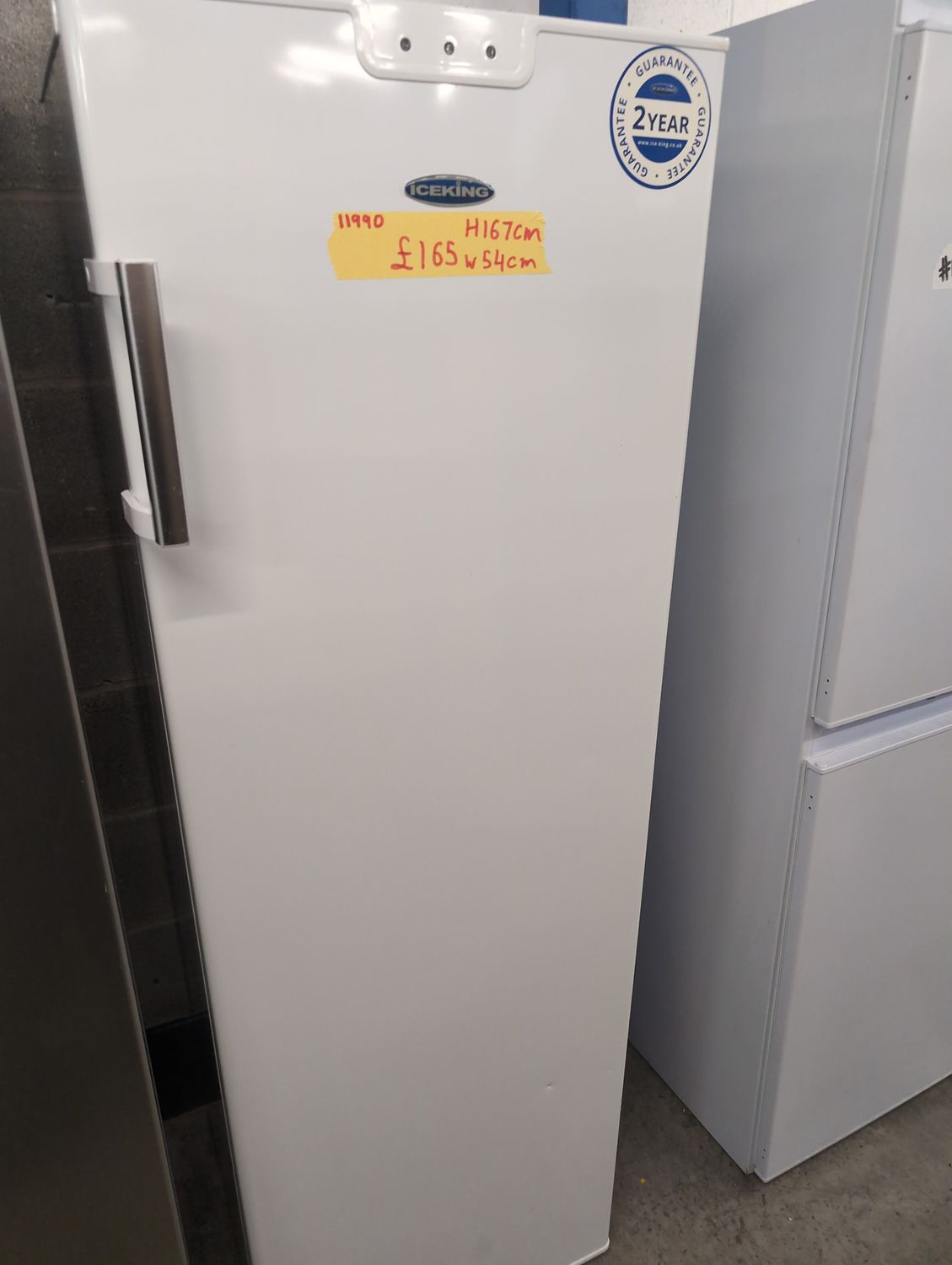 Iceking RZ188W Tall Freezer - H167cm W54cm White