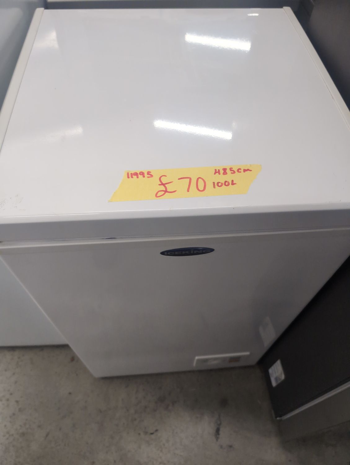 Ice King CFAP100W Chest Freezer 100L H85cm