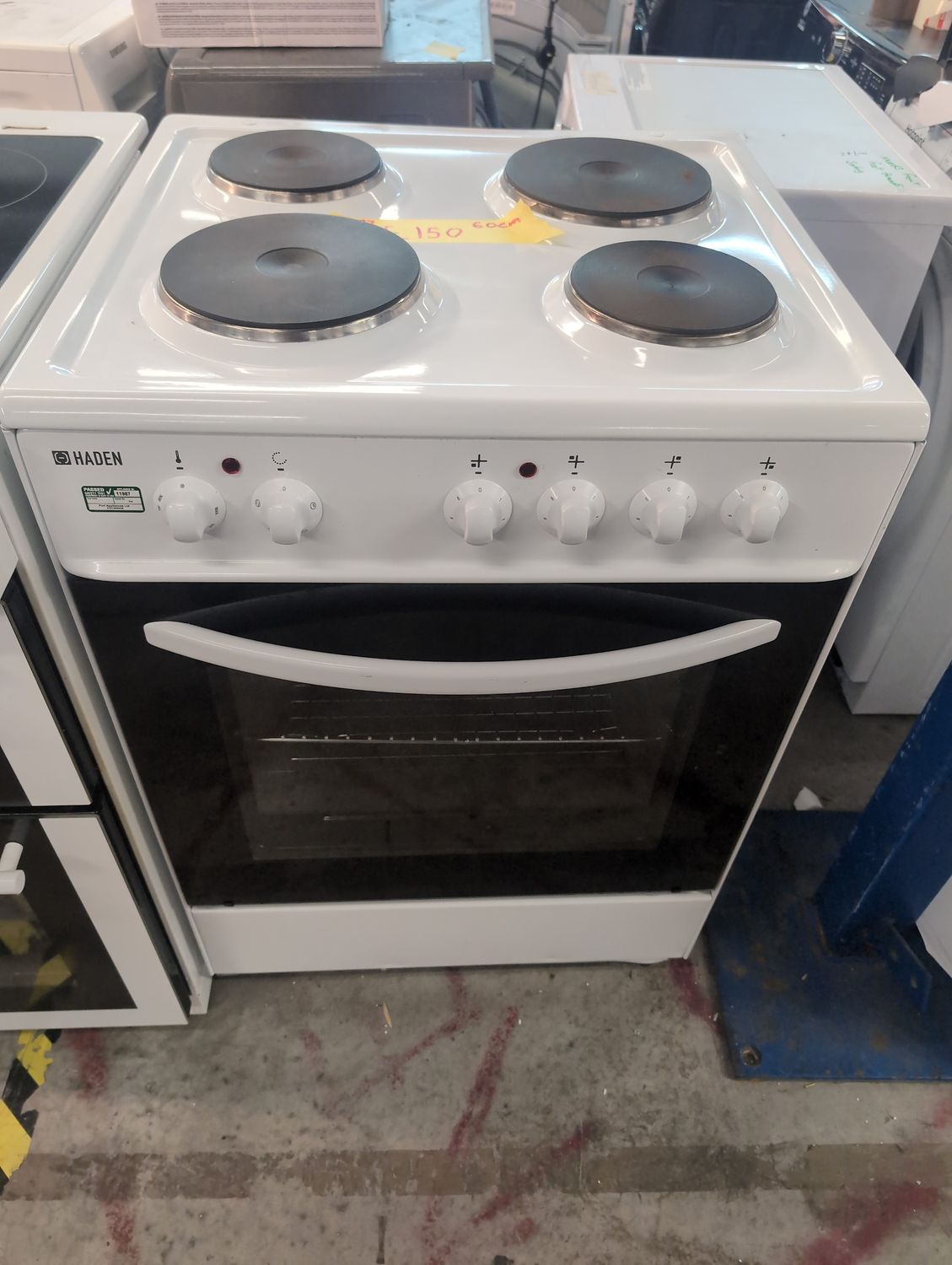 Haden KTF 1000.60 60cm Electric Cooker Single Oven White