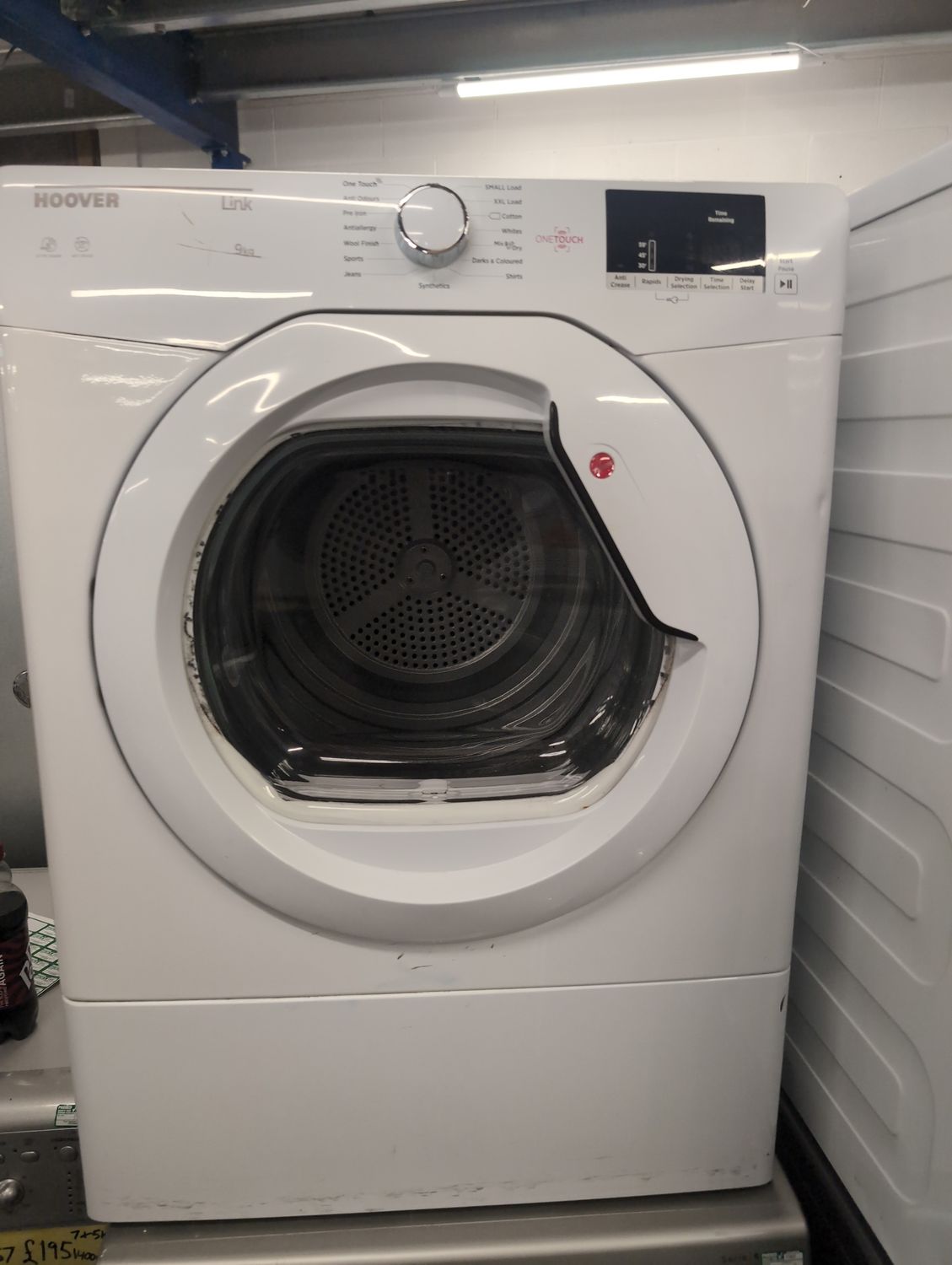 Hoover HLV9DG-80 9KG Vented Dryer White