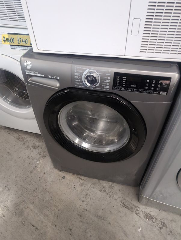Hoover H3WPS4106TAMBR80 10KG 1400rpm Washing Machine Silver