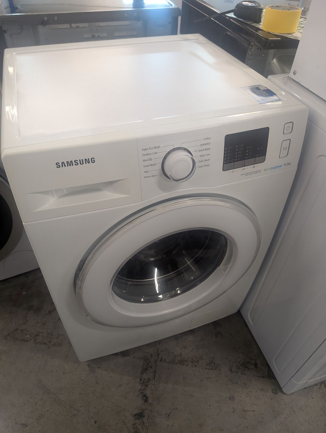 Samsung WF70FSE2W4W 8kg 1400rpm Washing Machine White 