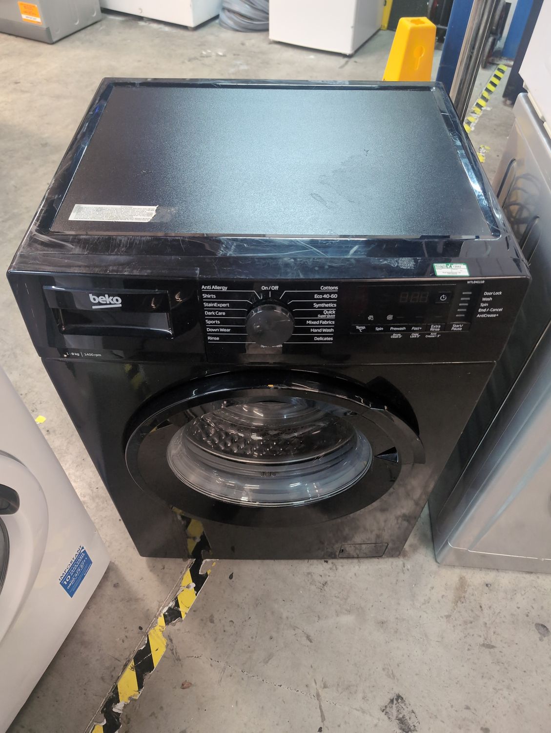 Beko WTL84111B 8kg 1400rpm Washing Machine Black