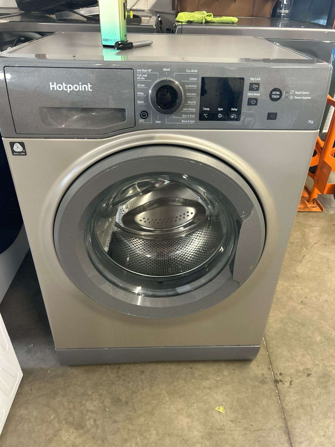 Hotpoint NSWR743UGK 7kg 1400rpm Washing Machine Grey