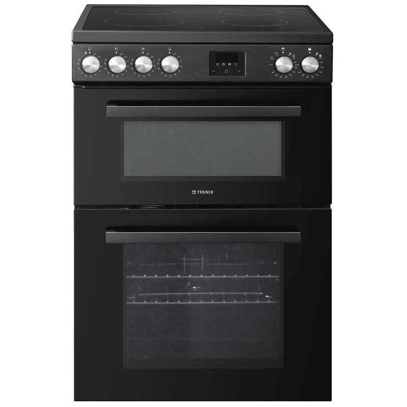 #Teknix TKED64INDB Electric Induction Cooker - Double Oven 60cm  Black - Brand New