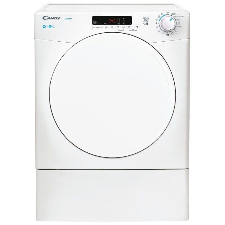 #Candy CSEV9DF-80 Smart 9kg Vented Tumble Dryer - White Brand New