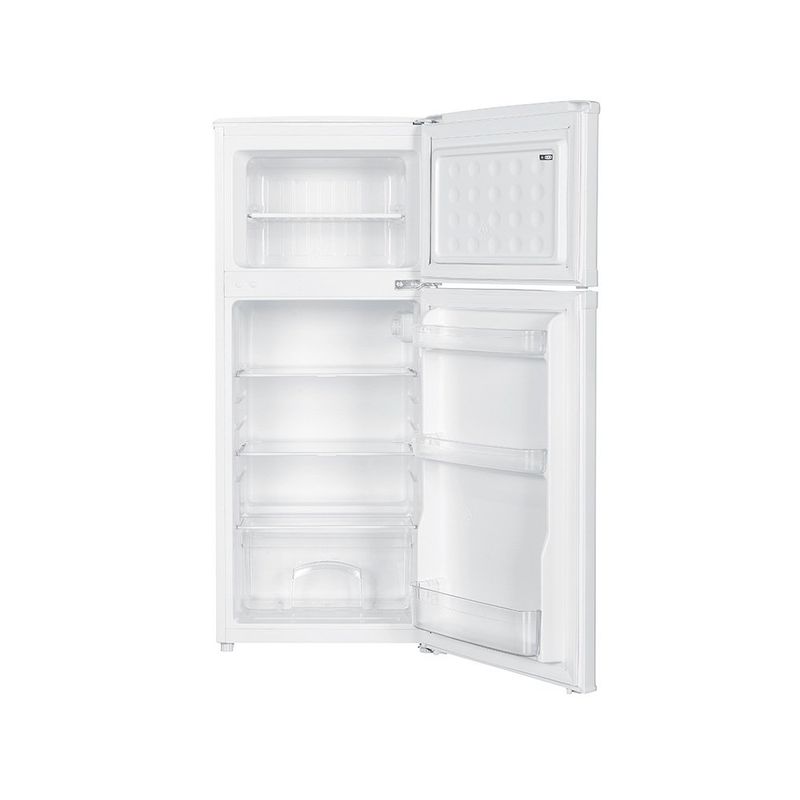 #Teknix TMH1148W, 117L Top Mount Fridge Freezer, Static, White Brand New