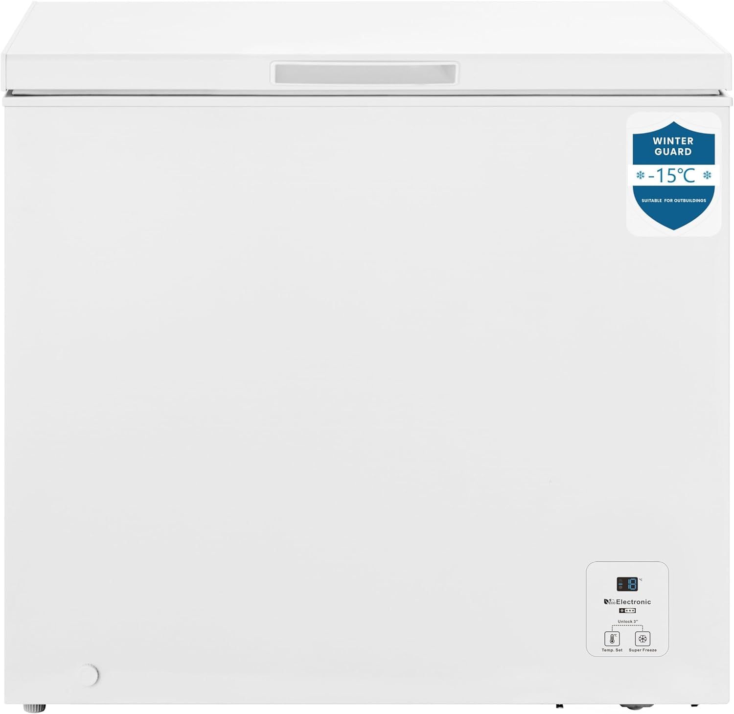 #Teknix CH191 Chest Freezer 191L White Brand New W90cm D56cm H86cm