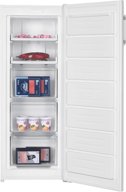 #Teknix TFF1435W Freestanding Tall Freezer 161L Frost Free White H143cm W55cm D60cm