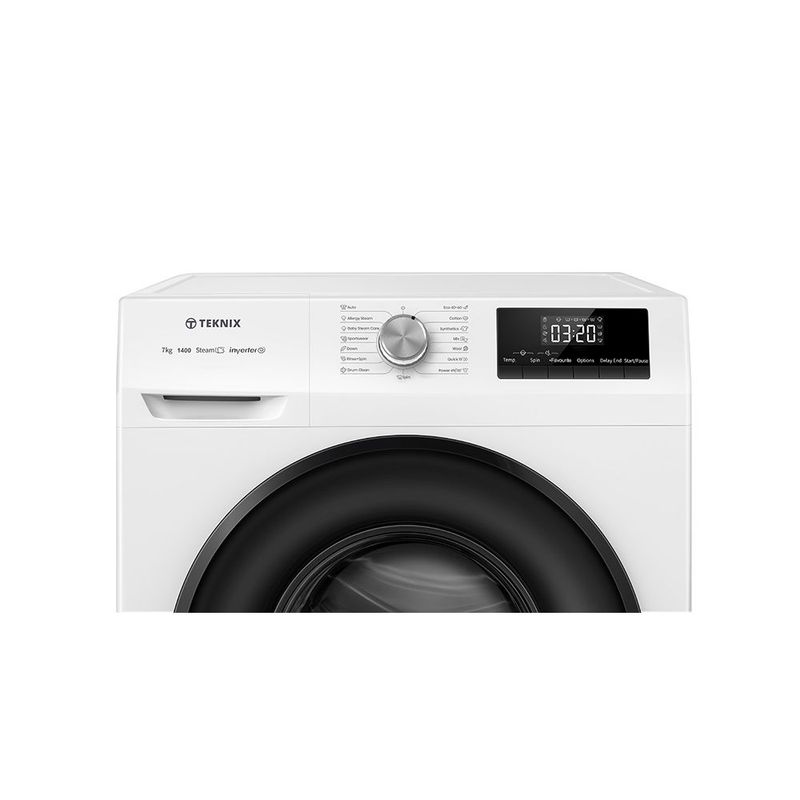 #Teknix TK2W714HW 7KG 1400rpm Washing Machine White Brand New - Slim Depth D46.5cm