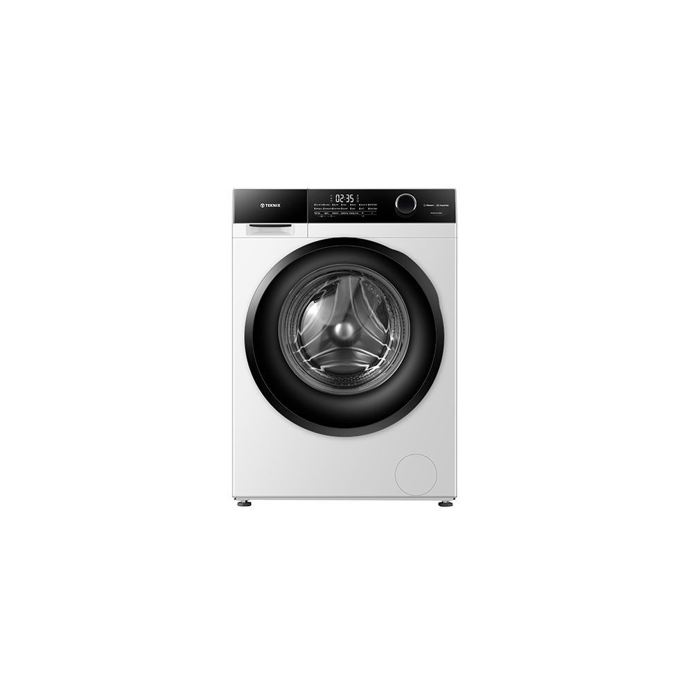 #Teknix TK5W1214HW 12KG 1400rpm Washing Machine White Brand New