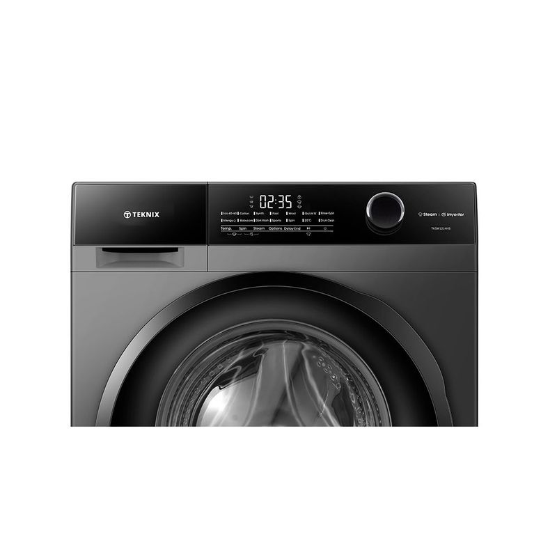 #Teknix TK5W1214HS 12KG 1400rpm Washing Machine White Brand New