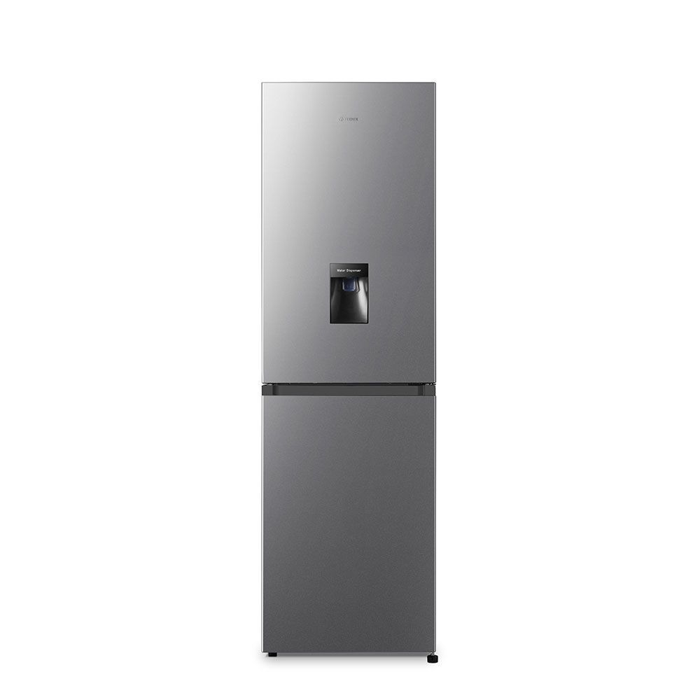 #Teknix FFH1825WS Fridge Freezer Total No Frost Silver Brand New H182cm W55cm D55cm -
